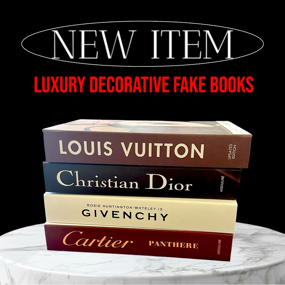 Luxury decorative fake books, price for 4 books